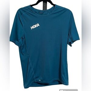 Hoka One One Waffle Print Shirt Sz Med